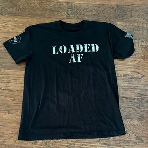 Loaded AF Black Graphic Tee